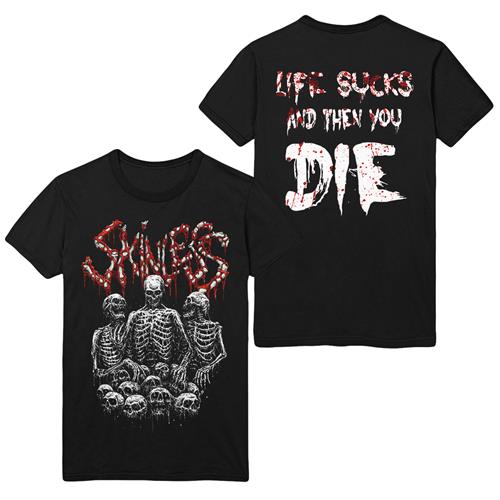 Product image T-Shirt Skinless Life Sucks Skeletons Black