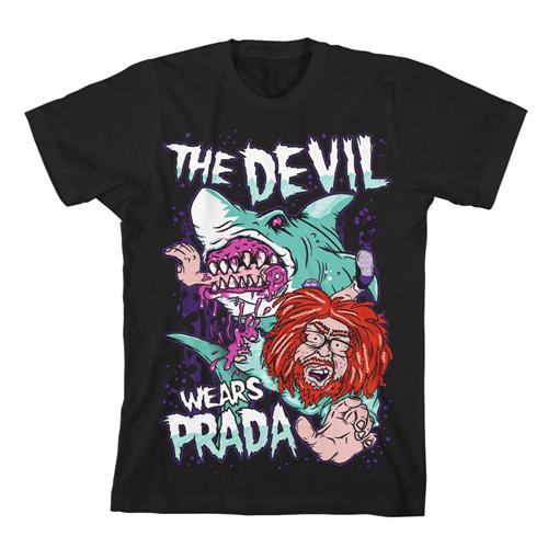 Product image T-Shirt The Devil Wears Prada Shark ' Fro Black