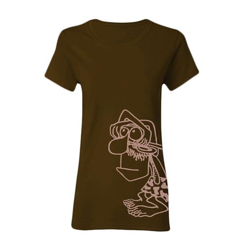 Product image Women's T-Shirt Gorilla Biscuits Caveman On Brown