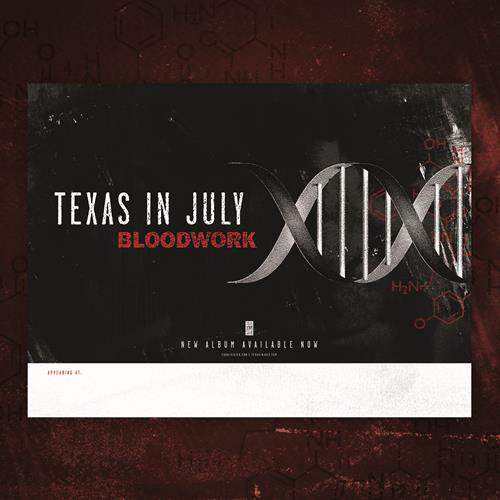 Product image Poster Texas In July Bloodwork SIGNED 18x24