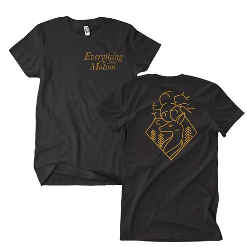 Product image T-Shirt Everything In Slow Motion Deer Black *Final Print*