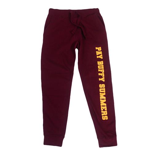 Product image Sweatpants Buffering the Vampire Slayer Pay Buffy Summers Maroon 