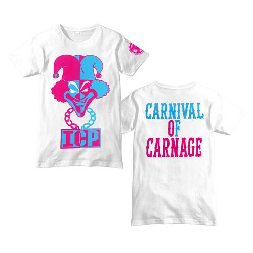 Product image T-Shirt Insane Clown Posse Carnival Of Carnage White