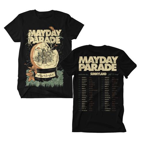 Product image T-Shirt Mayday Parade Snowglobe Tour Black