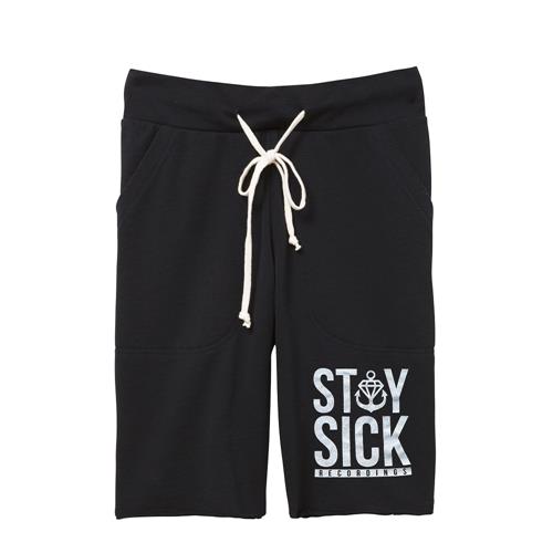 Product image Sweatpants Stay Sick Recordings Logo Black Sweat Shorts
