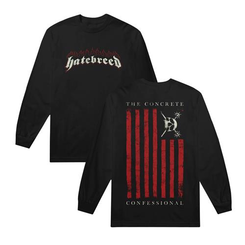 Product image Long Sleeve Shirt Hatebreed Confessional Flag Black