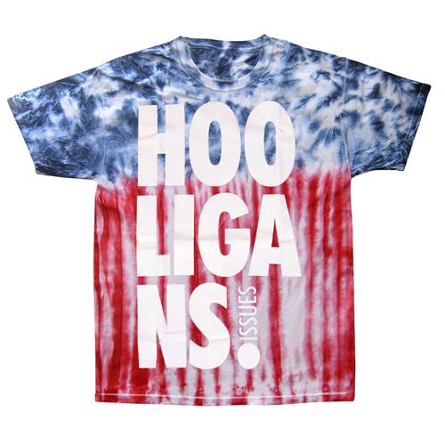 Product image T-Shirt Issues *Last One* Hooligans Flag Tie Dye