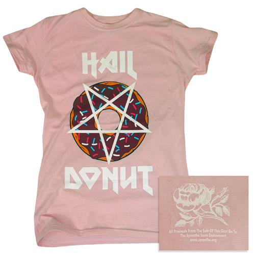 Product image Women's T-Shirt Shirts For A Cure Hail Donut Pink