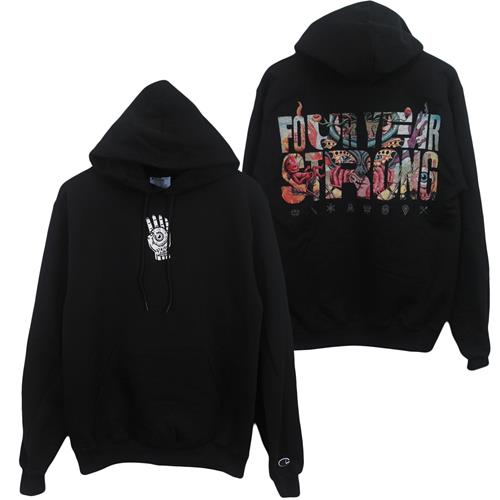 Product image Pullover Four Year Strong Brain Pain Embroidered Black