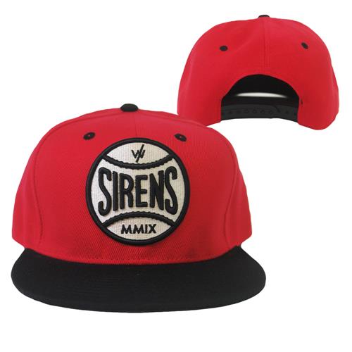 Product image Flexfit Hat Sleeping With Sirens Sirens Baseball Logo Red/ Black Snap Back
