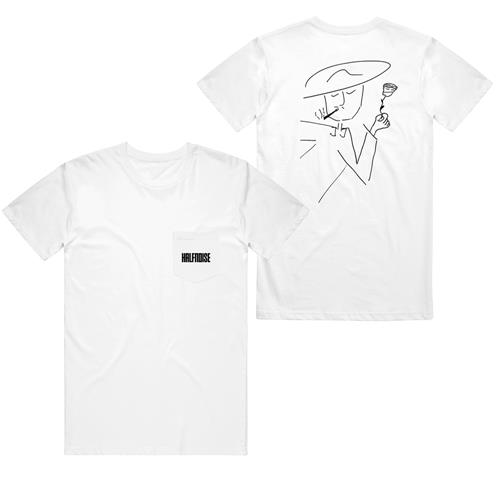 Product image T-Shirt Halfnoise Drawing White Pocket T-shirt