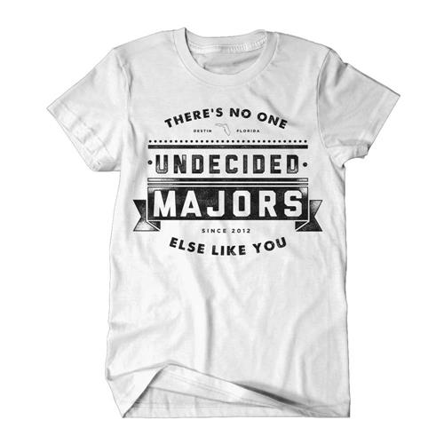 Product image T-Shirt The Undecided Majors No One Else White 