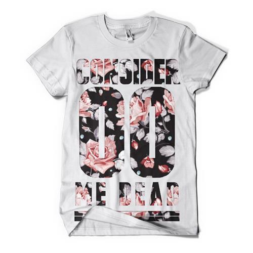Product image T-Shirt Consider Me Dead Floral Jersey White