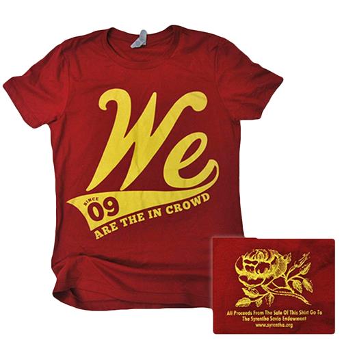 Product image Women's T-Shirt We Are The In Crowd Varsity Maroon