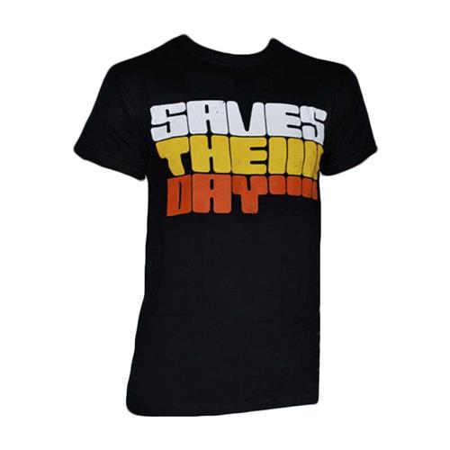 Product image T-Shirt Saves The Day Big Letter Logo Black