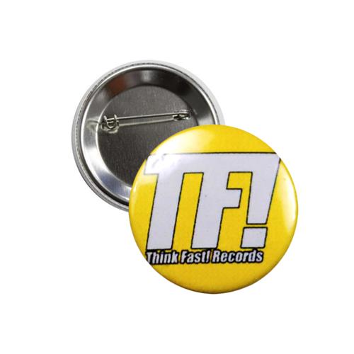 Product image Pin Think Fast! Records Yellow Logo
