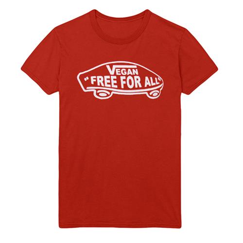 Product image T-Shirt Straight Edge And Vegan Clothing | MotiveCo. Motive Company VANS Red