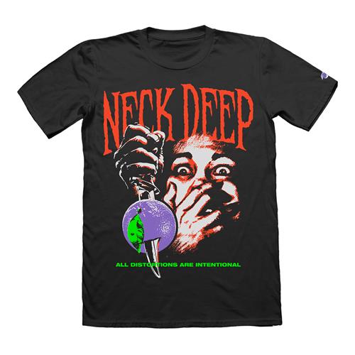 Product image T-Shirt Neck Deep Tangerine Murder Black