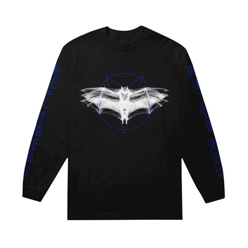 Product image Long Sleeve Shirt He Is Legend Bat Pentagram Black