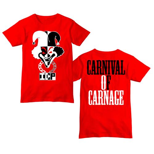 30 Years Carnival Of Carnage White & Black Logo Red