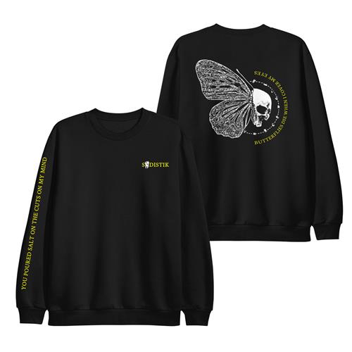 Product image Crewneck Sweatshirt Sadistik Butterfly Black Crewneck