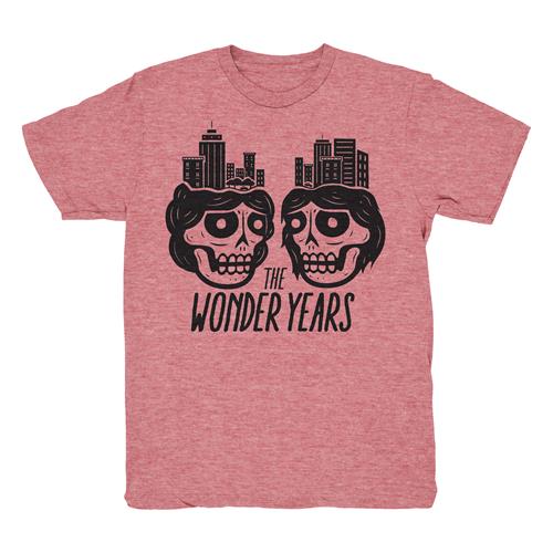 Product image T-Shirt The Wonder Years Skulls Skyline Heather Mauve 