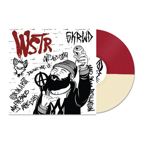 Product image Vinyl LP WSTR SKRWD Opaque Red & Bone Split