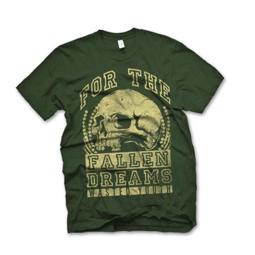 Product image T-Shirt For The Fallen Dreams Skull Army Green