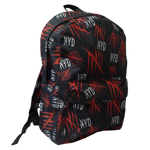 Logos All Over Print Black Backpack Nyd0 Merchnow Your Favorite Band Merch Music And More