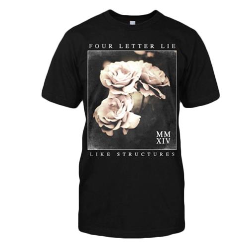Product image T-Shirt Four Letter Lie Roses Black T-Shirt