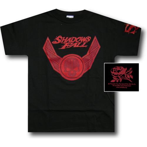Product image T-Shirt Shadows Fall Shadows Fall Metal Skull Wings Black