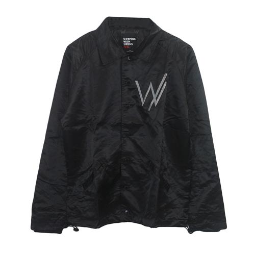 Product image Jacket Sleeping With Sirens Custom Embroidered Logo Black Windbreaker