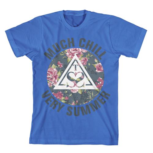 Floral Triangle Teal