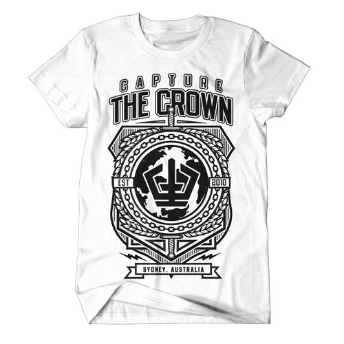 Product image T-Shirt Capture The Crown Globe Crest White T-Shirt