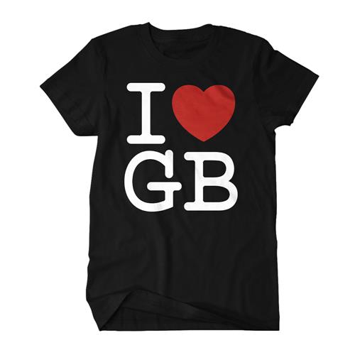 Product image T-Shirt Gorilla Biscuits I Love GB On Black