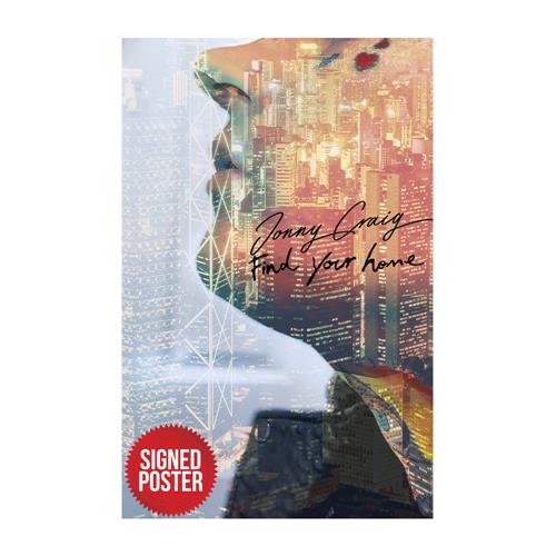 Product image Poster Jonny Craig Find Your Home Signed
