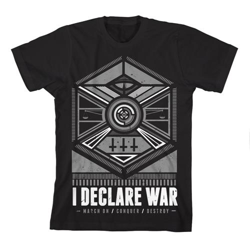 Product image T-Shirt I Declare War March On / Conquer / Destroy Black