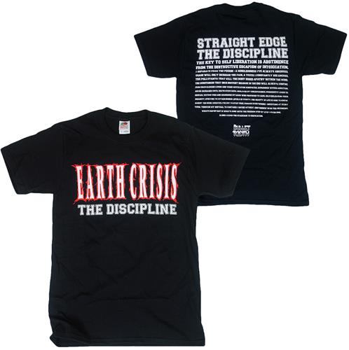 rense undertrykkeren jogger T-Shirt The Discipline Black T-Shirt by Earth Crisis : MerchNow - Your  Favorite Band Merch, Music and More