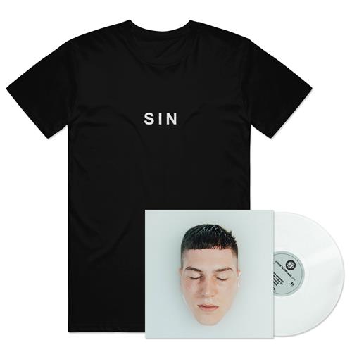 SIN White LP + T-Shirt