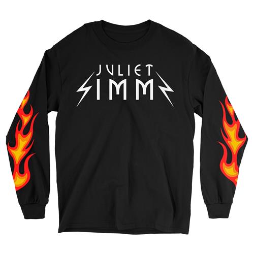 Product image Long Sleeve Shirt Juliet Simms Flames Black