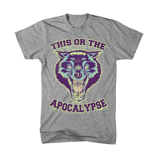 Product image T-Shirt This Or The Apocalypse Wolf Heather Grey