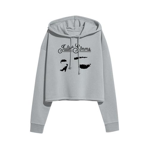 Product image Pullover Juliet Simms Eyes Storm Cropped Hooded Sweatshirt
