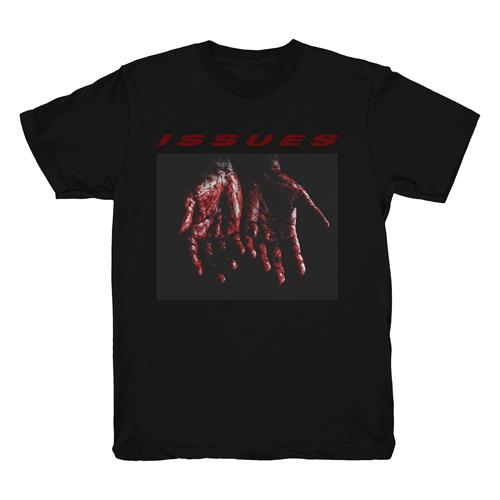 Product image T-Shirt Issues Bloody Hands Black