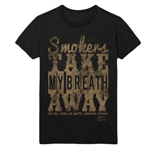 Product image T-Shirt Straight Edge And Vegan Clothing | MotiveCo. Smokers Take My Breath Away Black