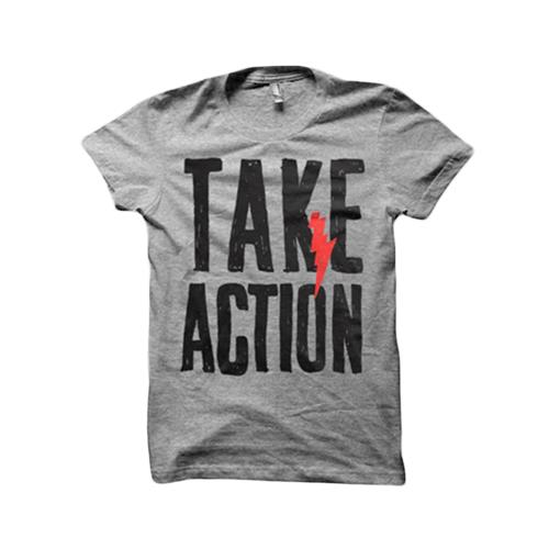 Product image T-Shirt Take Action Bolt Heather Gray
