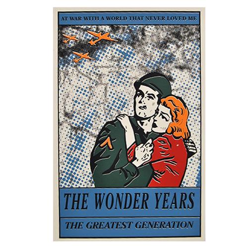 Product image Poster The Wonder Years At War With A World Screen-Printed Poster