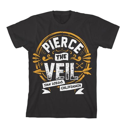 Product image T-Shirt Pierce The Veil Orange Seal Black