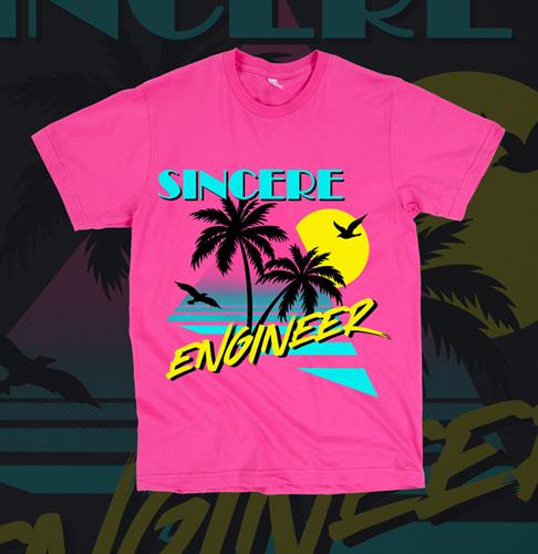 Product image T-Shirt Sincere Engineer Miami Pink