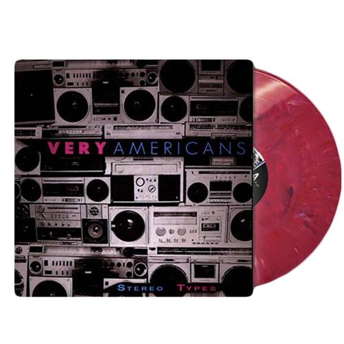 Product image Vinyl LP Very Americans Stereo Types Pink Splatter LP