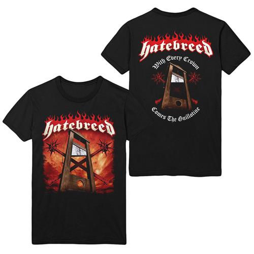 Product image T-Shirt Hatebreed With Every Crown Comes The Guillotine Black